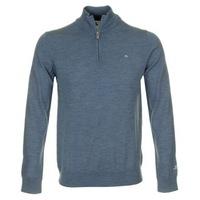 J Lindeberg Kian Tour Merino Sweater Blue 6350