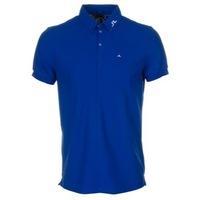 J Lindeberg Rubi BD Tour Logo Polo Shirt Royal Blue