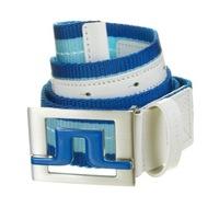 j lindeberg slater 40 20 striped webbing belt blue