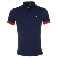 j lindeberg jase piw polo shirt navypurple