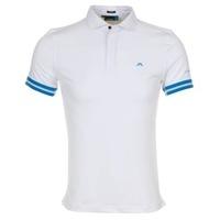 j lindeberg jase piw polo shirt white