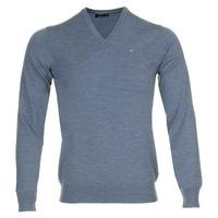 J Lindeberg Lymann True Merino Sweater Blue 6350