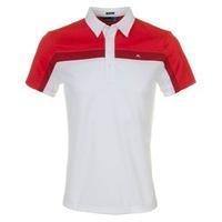 J Lindeberg Christer Cool Wave Polo Shirt Red Intense