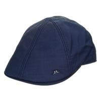 J Lindeberg Dex Checked Cap Navy/Purple