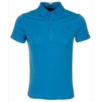 J Lindeberg Prisco Lux Bridge Polo Shirt Blue