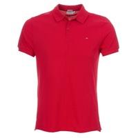 J Lindeberg Rubi Slim Pique Polo Shirt Red Intense