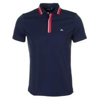 J Lindeberg Dylan Wow Polo Shirt Navy/Purple