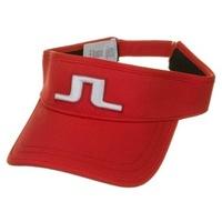 J Lindeberg Ree Flexi Twill Visor Red Intense