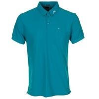 j lindeberg rubi bd tour logo polo shirt aqua green