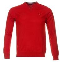 j lindeberg lymann tour merino sweater red intense