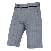 J Lindeberg Casio ULC Cotton Shorts Checked Blue 6351