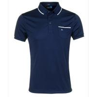 J Lindeberg Leo TX Polo Shirt Navy/Purple