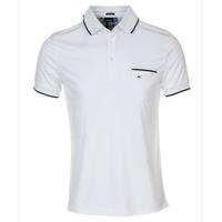 j lindeberg leo tx polo shirt white