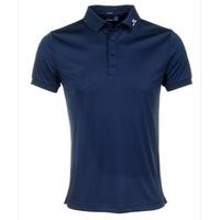 J Lindeberg KV TX Polo Shirt Navy/Purple