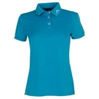 J Lindeberg Rox TX Ladies Polo Shirt Aqua Blue