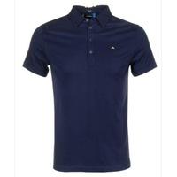 J Lindeberg Prisco Lux Bridge Polo Shirt Navy/Purple