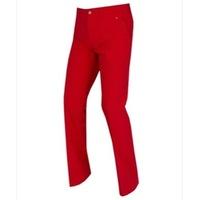 J Lindeberg Ellott Slim Micro Stretch Trousers Red Intense