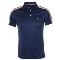 J Lindeberg Leston Fieldsensor 2.0 Polo Shirt Navy/Purple