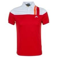 J Lindeberg Kelvin Fieldsensor 2.0 Polo Shirt Red Intense