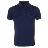 j lindeberg aiden lux polo shirt navypurple