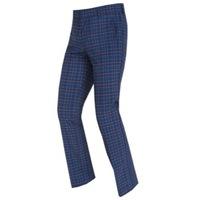 J Lindeberg Gusten Micro Stretch Trousers Checked Navy