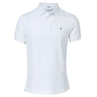 J Lindeberg Rubi Slim Pique Polo Shirt White