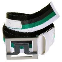 j lindeberg slater 40 20 striped webbing belt dark grey