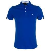 J Lindeberg Marwin Tech Mesh Polo Shirt Royal Blue