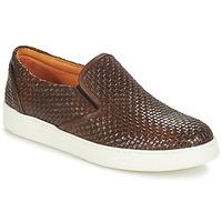 j wilton mens slip ons shoes in brown