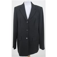 j crew size 10 black smart wool jacket