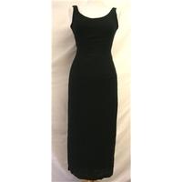 j taylor size 8 black full length dress