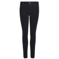 J BRAND Super Skinny Mid Rise Velvet Jeans