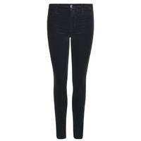 j brand super skinny mid rise velvet jeans