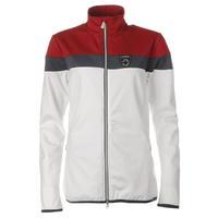 j lindeberg lind huxley stripe ski midlayer jacket ladies