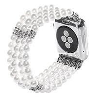 Jade Agate Pearl Beads Strap Handmade Jewelry for Apple Watch iWatch 38mm 42mm