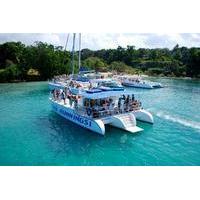 jamaica dunns river falls party cruise with snorkeling