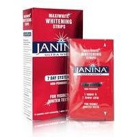 janina maxiwhite whitening strips 7 day system