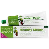 jason healthy mouth tartar control toothgel tea tree cinnamon 170g