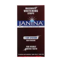 Janina Ultra White Maxiwhite Whitening Strips 7 Day System