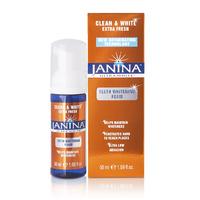 janina clean white extra fresh whitening foam 50ml