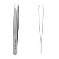 Japonesque Artisan Tweezer - Slant Silver