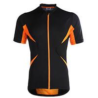 Jaggad Cycling Jersey Women\'s Men\'s Unisex Short Sleeve Bike Jersey Tops Quick Dry Breathable Polyester Elastane Patchwork Summer