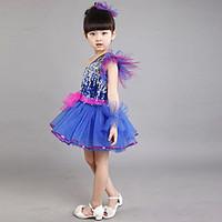 jazz outfits childrens performance sequined sequins 2 pieces sleeveles ...