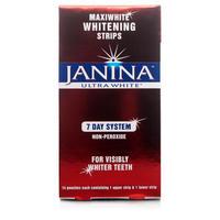 janina maxiwhite ultra white strips 7 day system