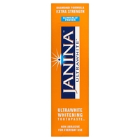 janina ultrawhite extra strength whitening toothpaste 75ml