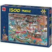 Jan Van Haasteren Crazy Harbour Puzzle (1500 Pieces)