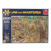 jan van haasteren castle conflict jigsaw puzzle 1000 pieces