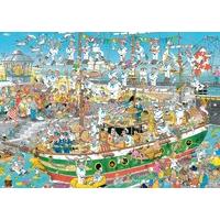 Jan van Haasteren Tall Ship Chaos 1000 Piece Jigsaw Puzzle