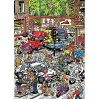 jan van haasteren traffic chaos 500 piece jigsaw puzzle