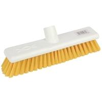 jantex hygiene broom soft bristle yellow 12in